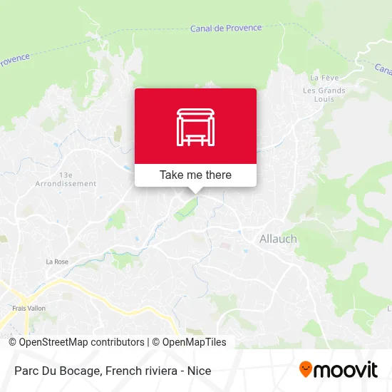 Parc Du Bocage map