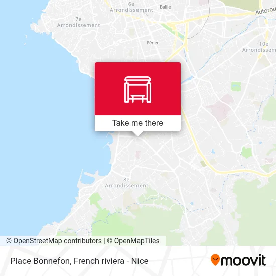 Place Bonnefon map