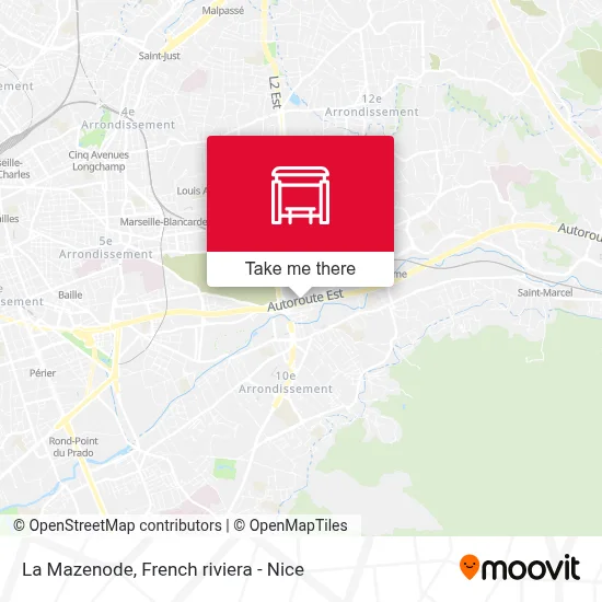 La Mazenode map
