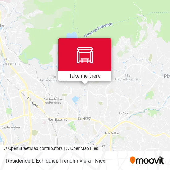 Résidence L' Echiquier map