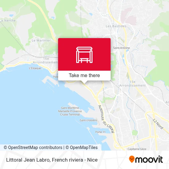 Littoral Jean Labro map