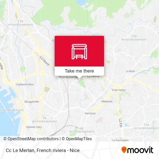 Mapa Cc Le Merlan