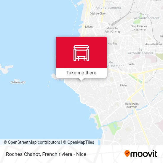 Mapa Roches Chanot