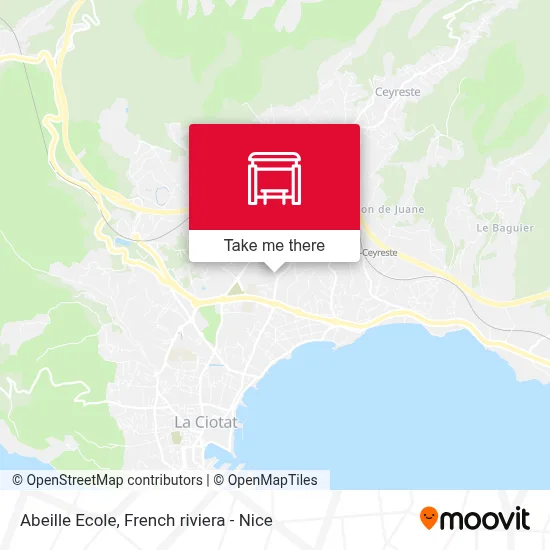 Abeille Ecole map