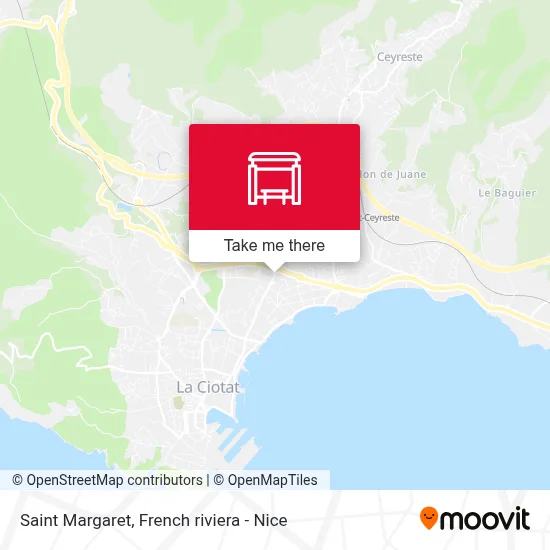 Sainte-Marguerite map