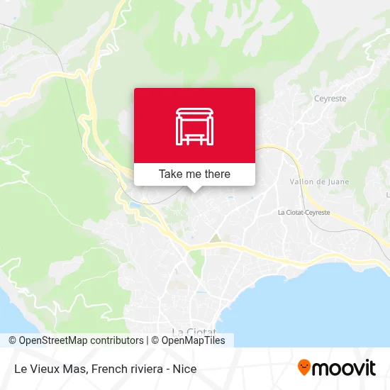 Le Vieux Mas map