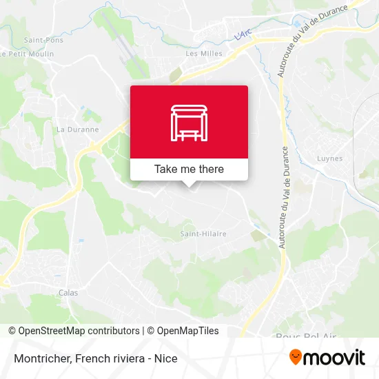 Montricher map