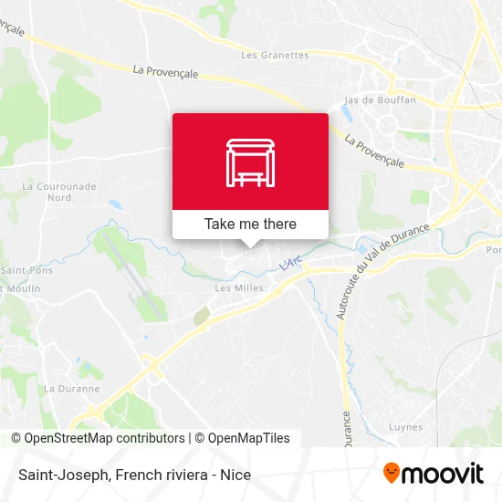 Saint-Joseph map