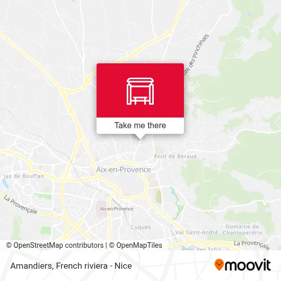 Amandiers map