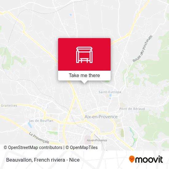 Beauvallon map