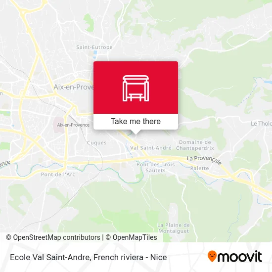 Ecole Val Saint-Andre map