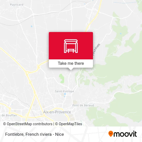 Fontlèbre map