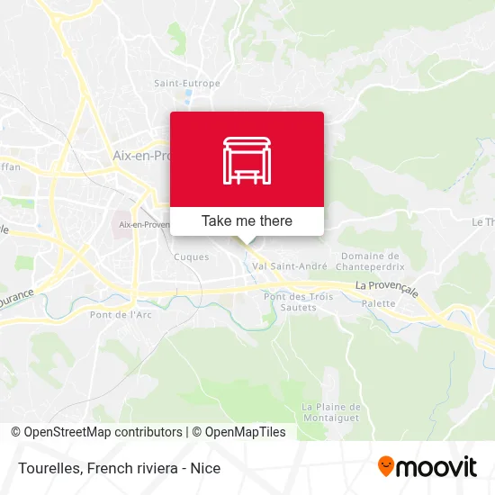 Mapa Tourelles