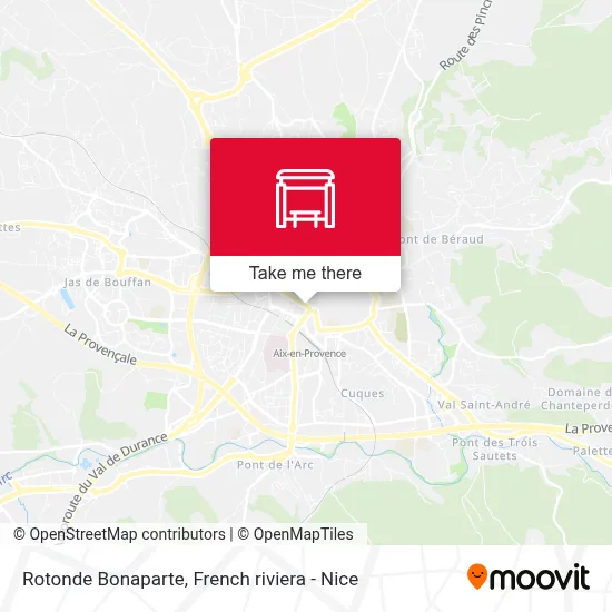 Rotonde Bonaparte map