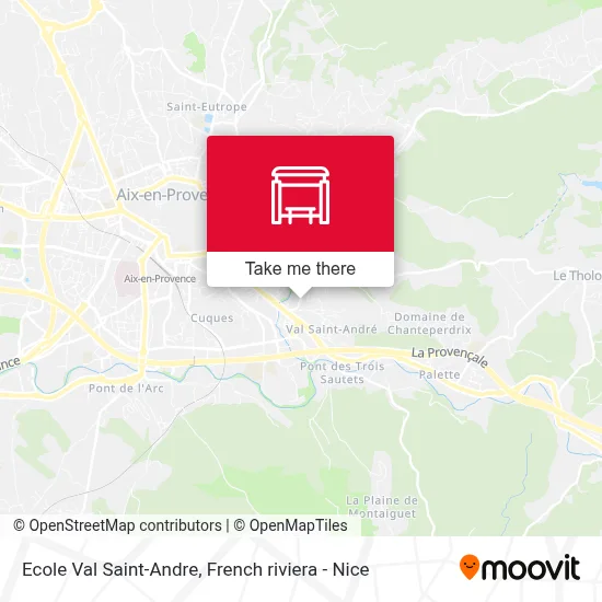 Ecole Val Saint-Andre map