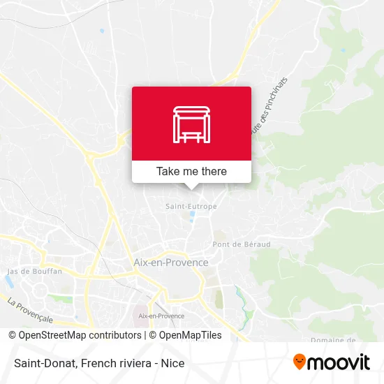 Saint-Donat map
