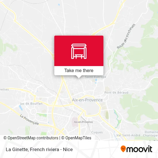 La Ginette map