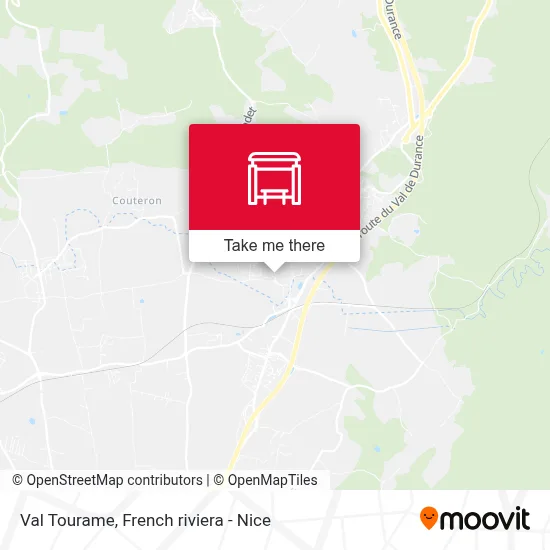 Val Tourame map