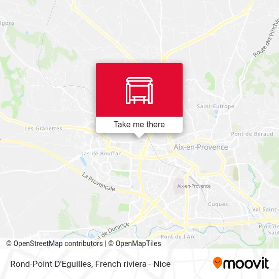 Mapa Rond-Point D'Eguilles