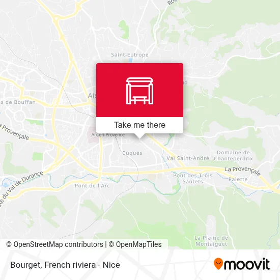 Bourget map