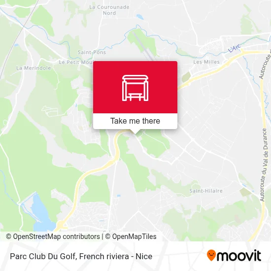 Parc Club Du Golf map