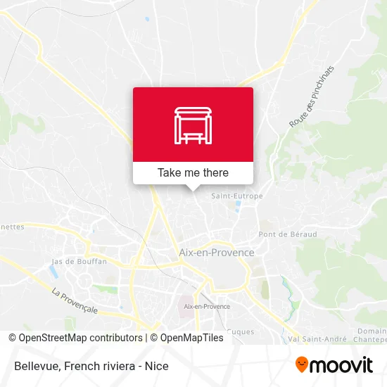 Bellevue map