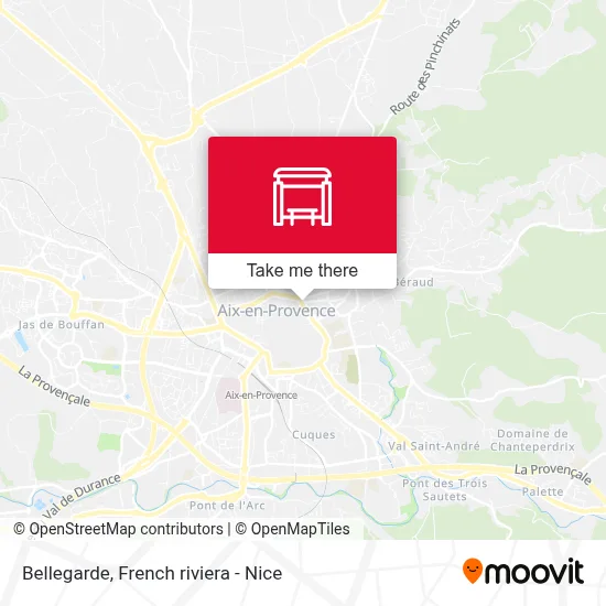 Bellegarde map