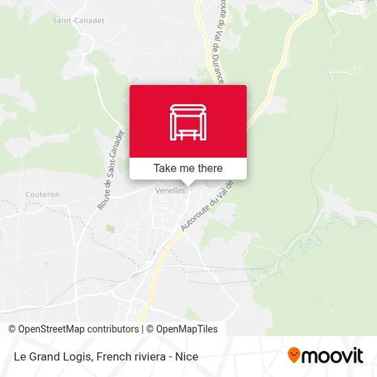 Le Grand Logis map