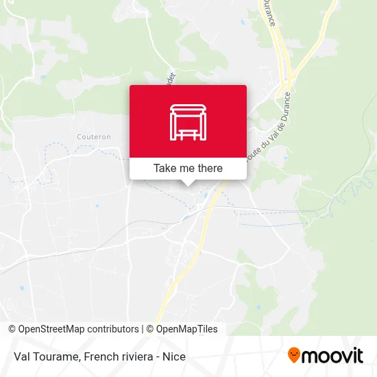 Val Tourame map