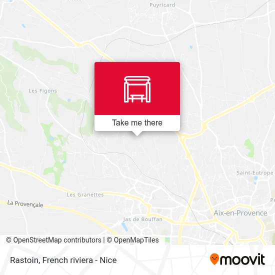 Mapa Rastoin