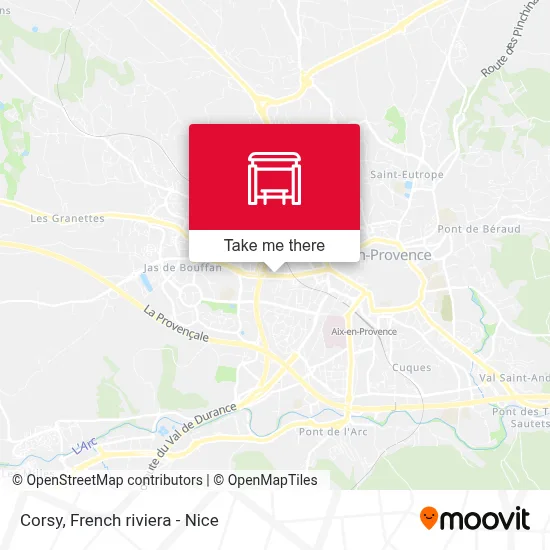 Corsy map