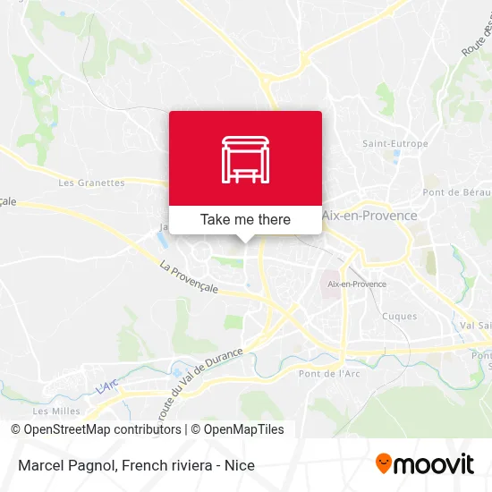 Marcel Pagnol map