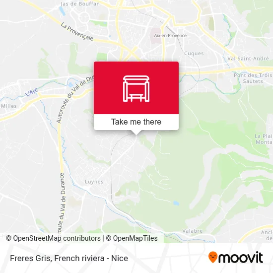 Freres Gris map