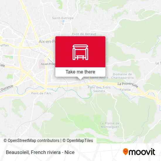 Beausoleil map