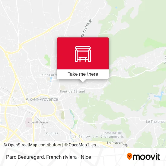 Parc Beauregard map