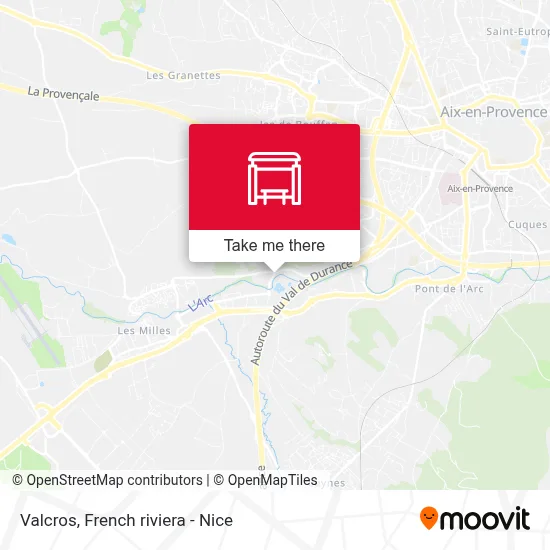 Valcros map