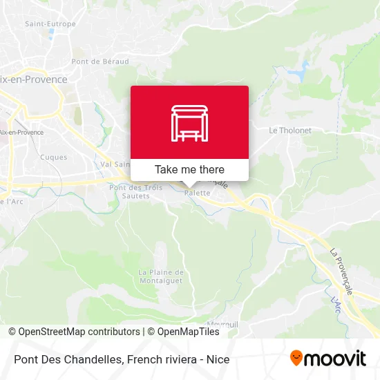 Mapa Pont Des Chandelles