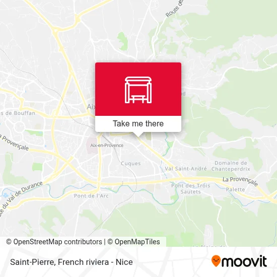 Saint-Pierre map