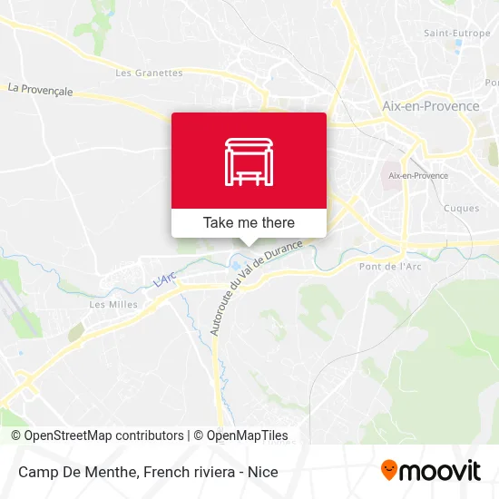 Camp De Menthe map