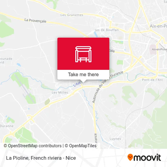 La Pioline map
