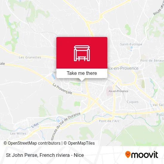 St John Perse map