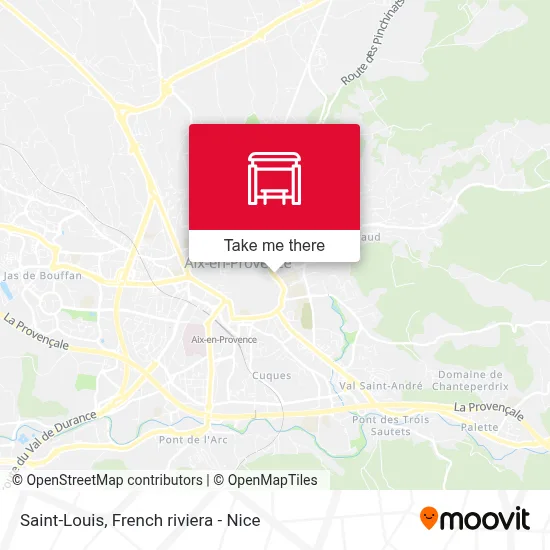 Saint-Louis map