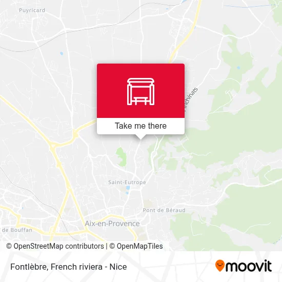 Fontlèbre map