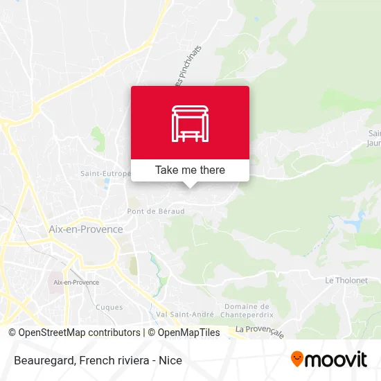 Beauregard map