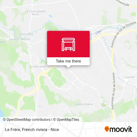 Le Frère map