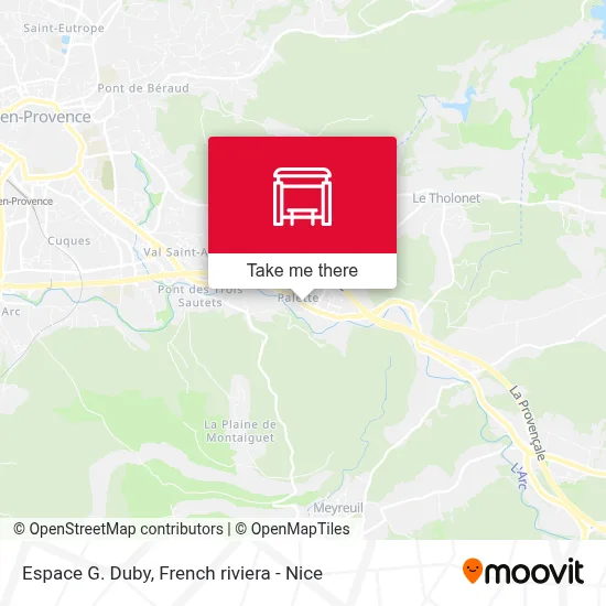 Espace G. Duby map