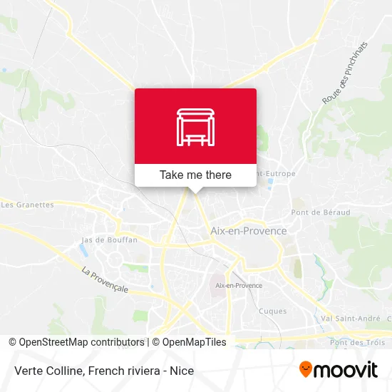 Mapa Verte Colline