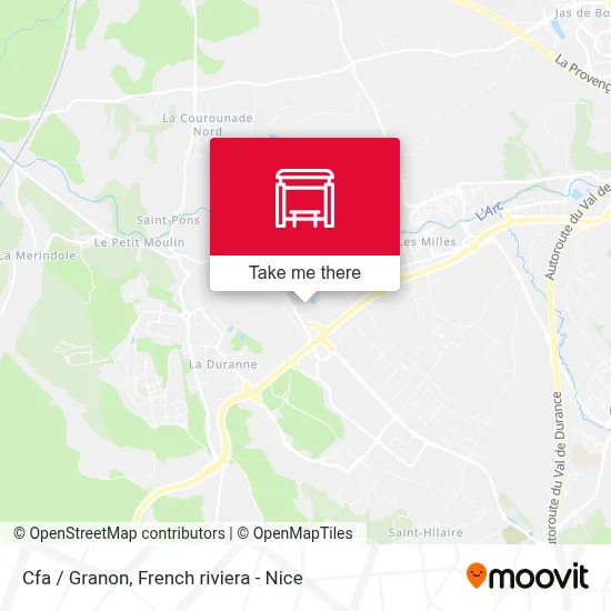 Cfa / Granon map