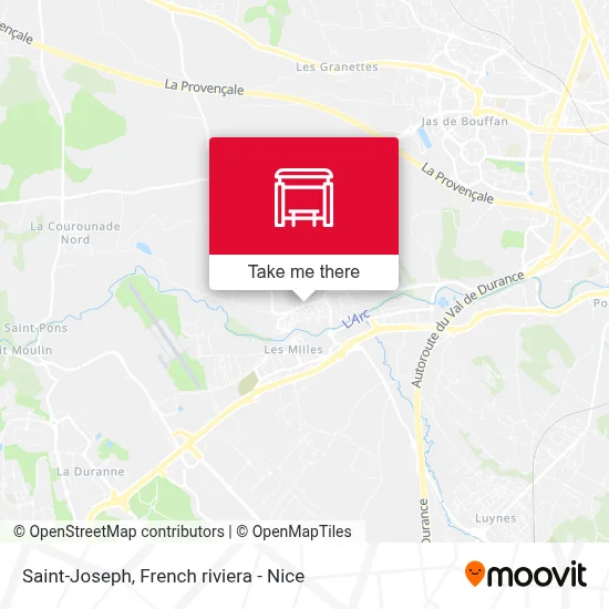 Saint-Joseph map