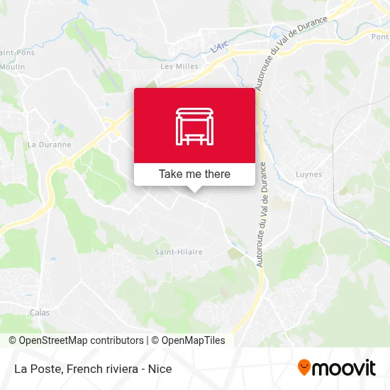 Mapa La Poste